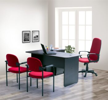 1200mm L-shaped office table - Image 4