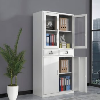 4-door office metallic storage cabinet - Image 2