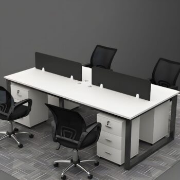 4-Way open view office workstation