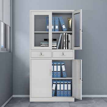 2-Door Metallic Office Cabinet