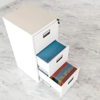 3-Drawers metallic office cabinet - Image 2