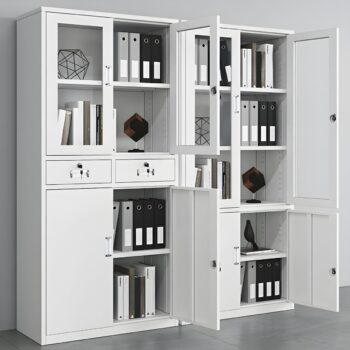 2-Door metallic office cabinet - Image 2