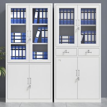 2-Door metallic office cabinet - Image 3