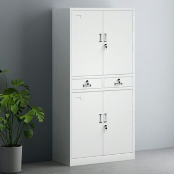 4-Door Metallic Office Cabinet - Image 2