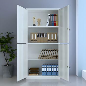 4-Door Metallic Office Cabinet - Image 4