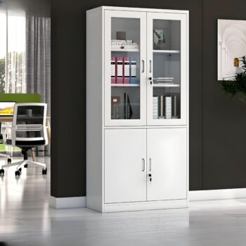 2-Door metallic storage cabinet