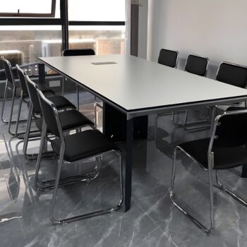 Chrome office guest chair - Image 3