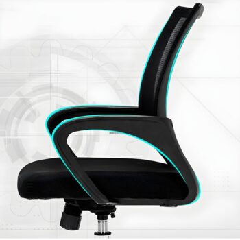 Modern Mid-Back Mesh Task Chair - Image 3