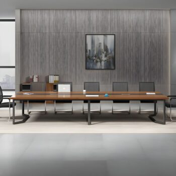 Modern 2400mm office boardroom table - Image 2