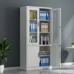 2-Door office cabinet (metallic)