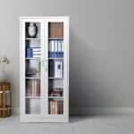 Full-Glass Office Metallic Cabinet