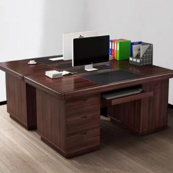 1.2 meters mahogany executive office desk - Image 3