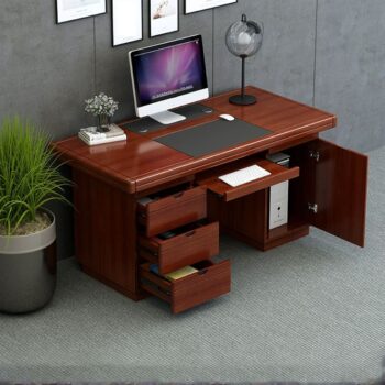1.2 meters mahogany executive office desk