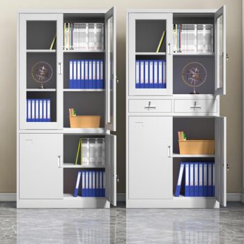 2-Door Metallic Office Cabinet - Image 3
