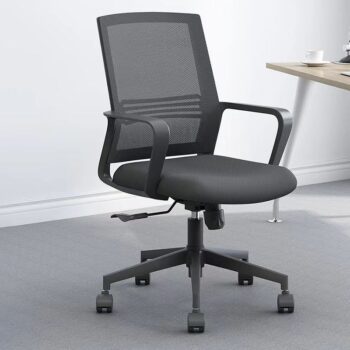 Ergonomic Upholstered Office Chair - Image 3