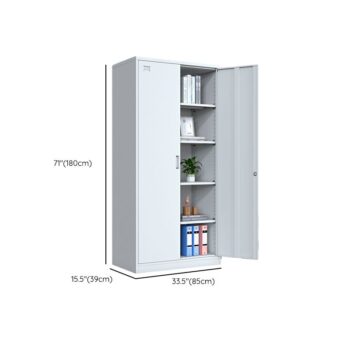 Modern Steel Shelf Storage Cabinet - Image 3