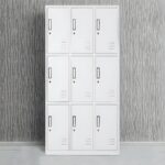 9 Locker Office Filing Cabinet