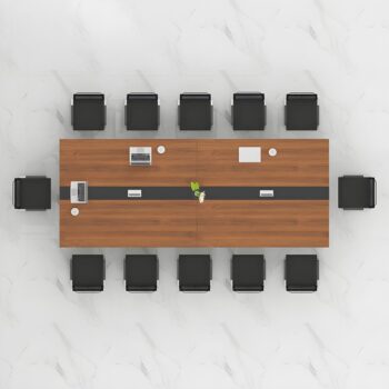 8-10 Seater Boardroom Table - Image 4