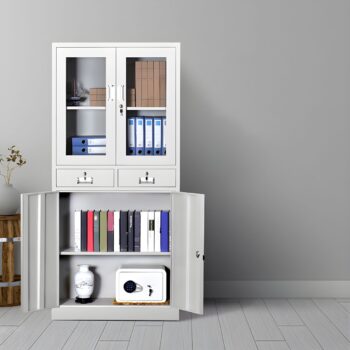 4-door office metallic storage cabinet - Image 3