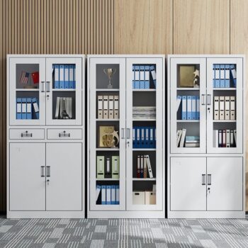 Office two door metallic cabinet - Image 3