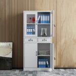 2-Door metallic office cabinet