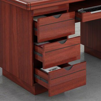 Executive Office Table with Drawers - Image 4