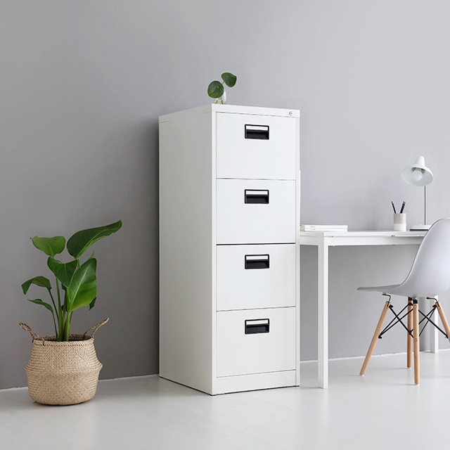 16372_shop1_742804.jpg 4-Drawer Office Filing Cabinet - Image 1