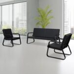 Kinsuite 5-Seat Reception Sofa (Leather)