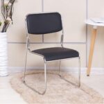Chrome office guest chair