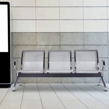 3-seater reception waiting bench - Image 3