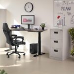 3-Drawers metallic filling cabinet
