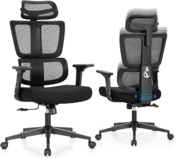High back orthopedic office chair - Image 3