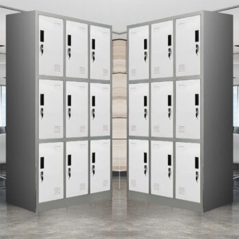 9-Locker industrial steel cabinet - Image 4