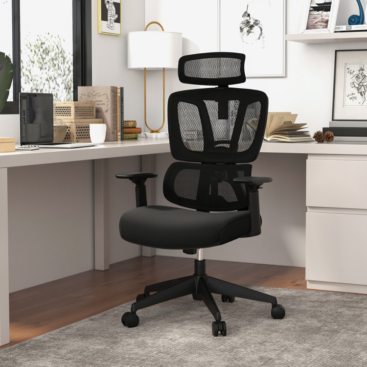 Ergonomic_Office_Chair_Adjustable_Desk_Chair-1.jpg Orthopedic High-Back Office Chair - Image 1