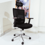High-back orthopedic office seat