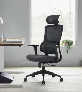 Orthopedic high-back office chair