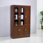3-Door wooden executive office cabinet