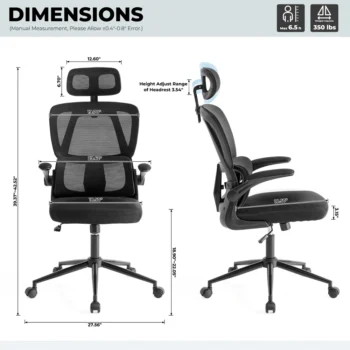Ergonomic High Back Office Chair - Image 3