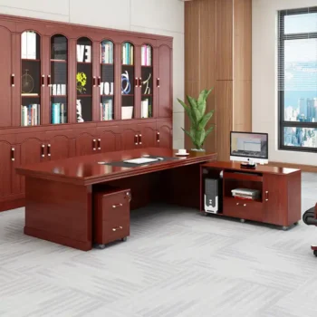 Office desk 180cm L-shaped design - Image 2