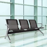 Airport 3-link metallic office bench