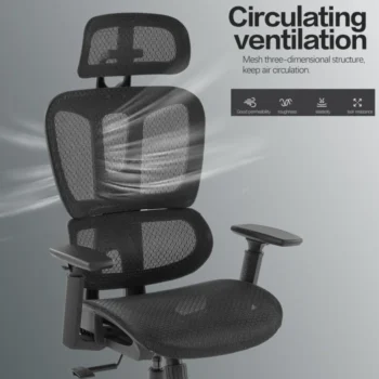 Lakosha High Back Mesh Ergonomic Task Chair - Image 4