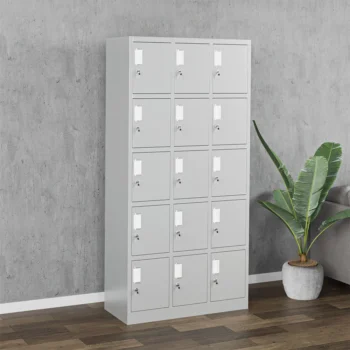 15 Lockers steel office cabinet - Image 2