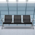 3-Link metallic office bench