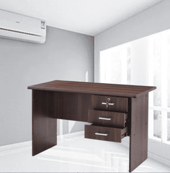 Study Table with 3 Drawers (4 x 2 ft)