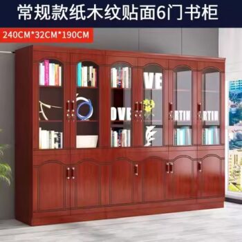 2-Door wooden office cabinet - Image 2