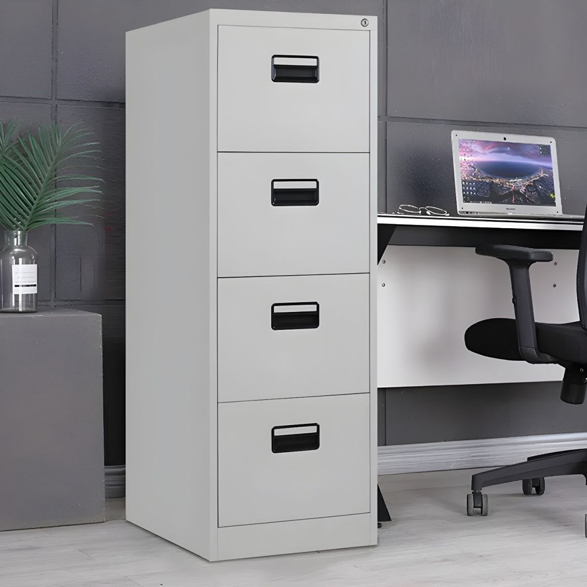 WhatsApp-Image-2024-03-20-at-18.08.01.jpeg 4-Drawer Metallic Office Cabinet - Image 1