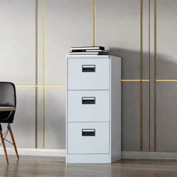 3-Drawers steel filling cabinet - Image 2