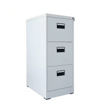 3-Drawers steel filling cabinet - Image 4