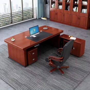 wooden veneer table design- 1.8 meters - Image 2