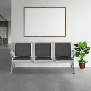 Padded Office Waiting Bench